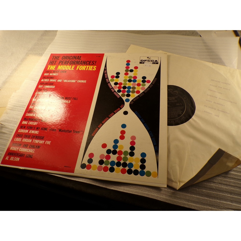 Decca The Original Hit Performances The Middle Forties Vinyl LP DL 4002 12 Inch